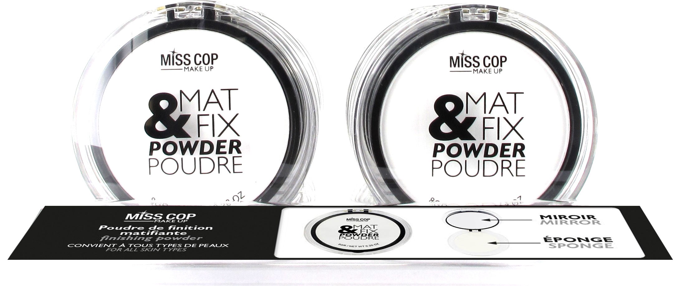 Compra Polvos matificantes veganos Miss Cop Mat & Fix Powder