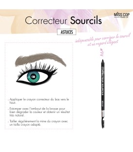 Eyebrow corrector pencil + brush