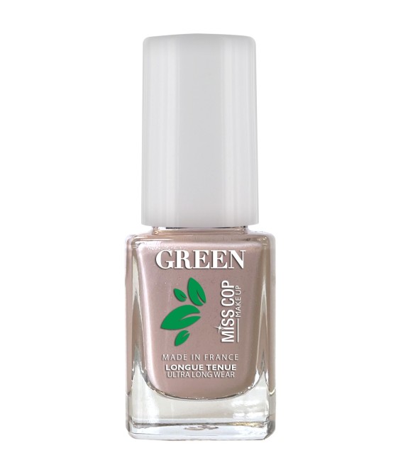 Nail polish Green organic sourced 03 nude irisé