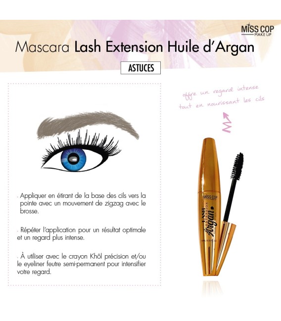 Mascara Lash Extension - HUILE ARGAN
