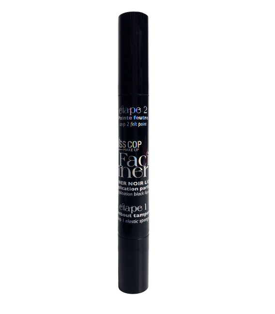 EYELINER LIQUIDE 2 EN 1 NOIR - FACIL LINER