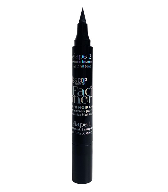 EYELINER LIQUIDE 2 EN 1 NOIR - FACIL LINER