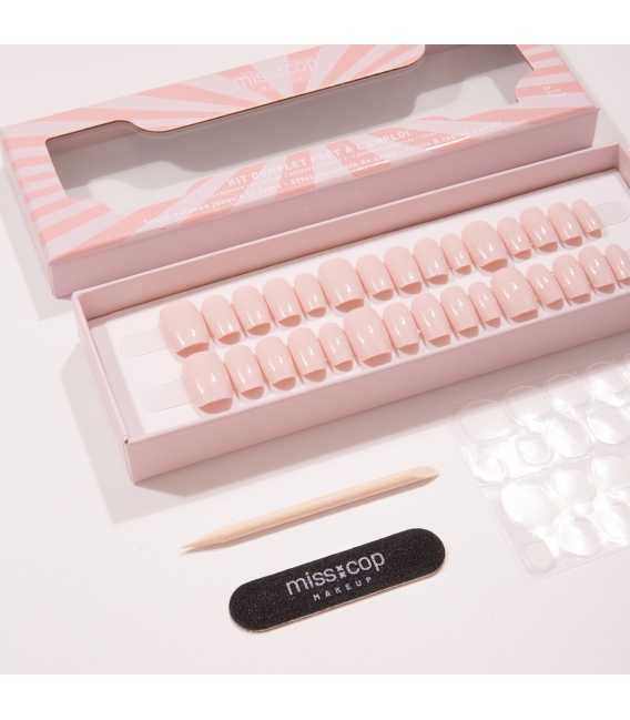 UV EFFECT PRESS-ON NAILS 04 BLANC SUBLIME