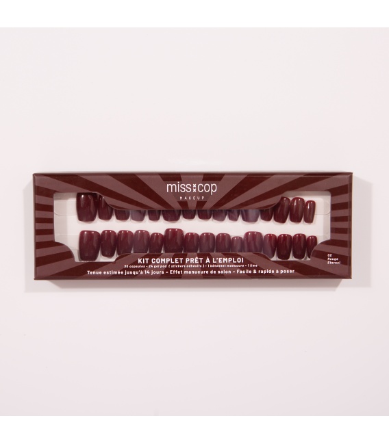 UV EFFECT PRESS-ON NAILS 04 BLANC SUBLIME