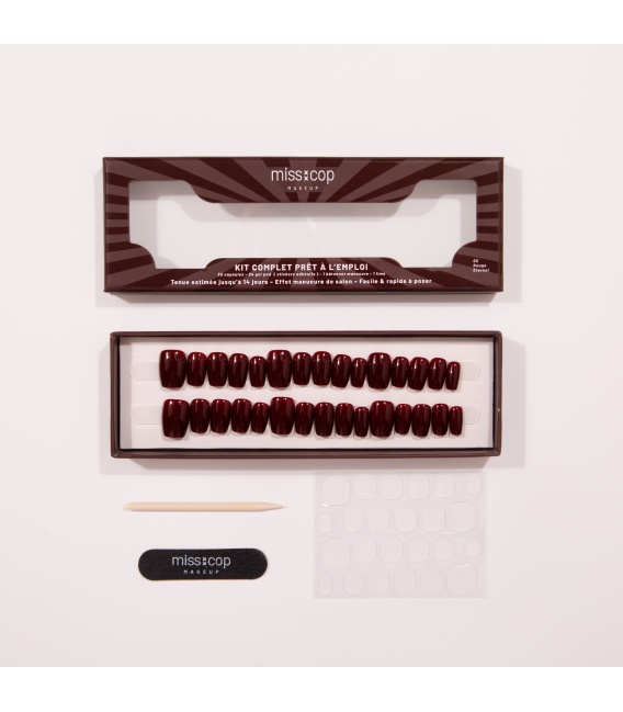 UV EFFECT PRESS-ON NAILS 04 BLANC SUBLIME